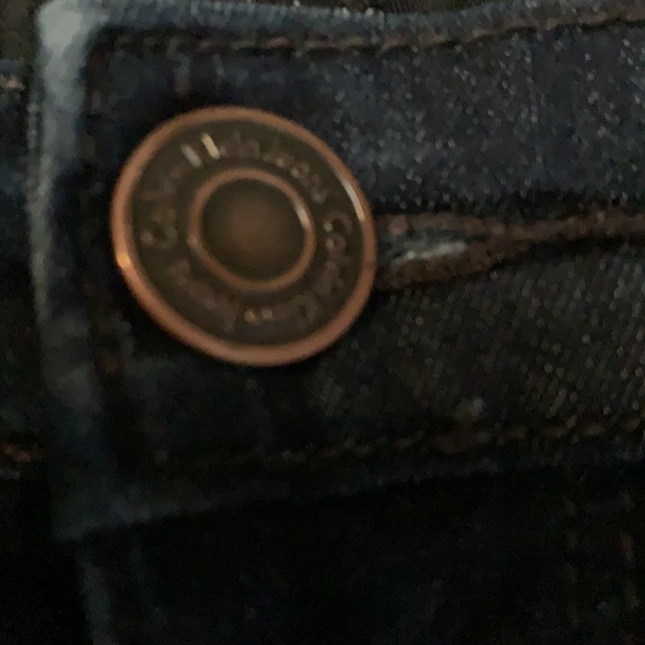BUNDLE 4/$30. EUC CALVIN KLEIN ladies 29/8 curvy skinny stretch jeans dark denim - Picture 3 of 9